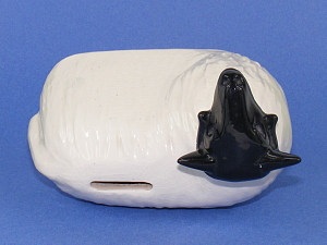 Image of the Sheep Money Box made by Mudlen End Studio